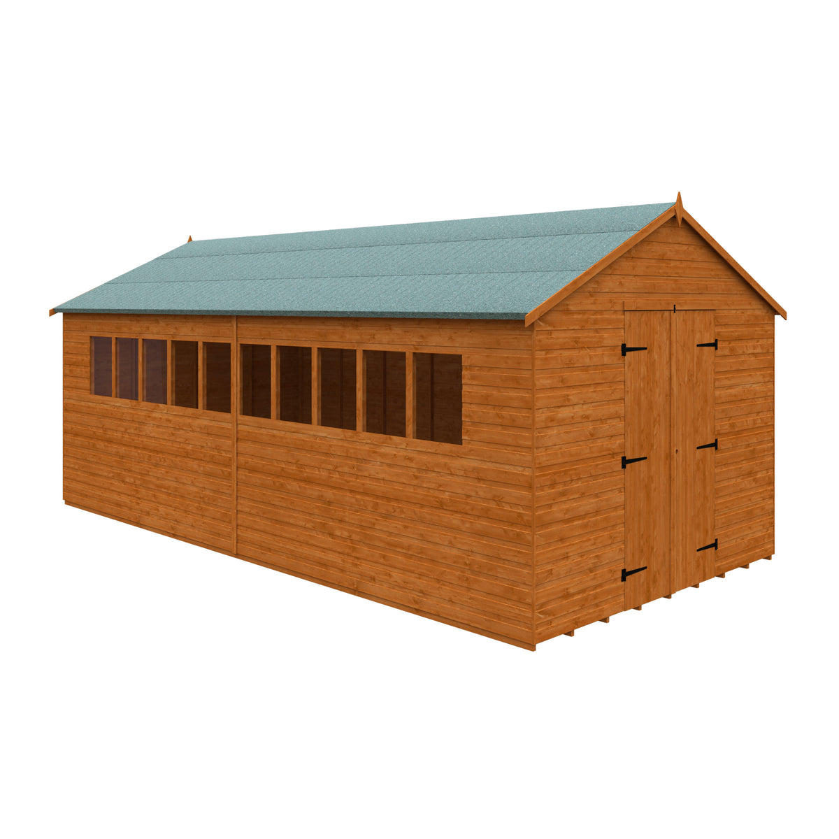 Redlands 10' x 20' Shiplap Apex Heavyweight Workshop | Sheds.co.uk
