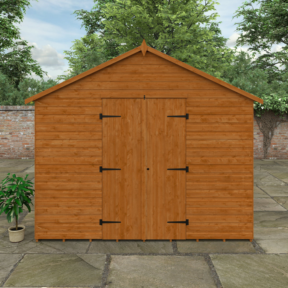 Redlands 10' x 20' Shiplap Apex Heavyweight Workshop | Sheds.co.uk