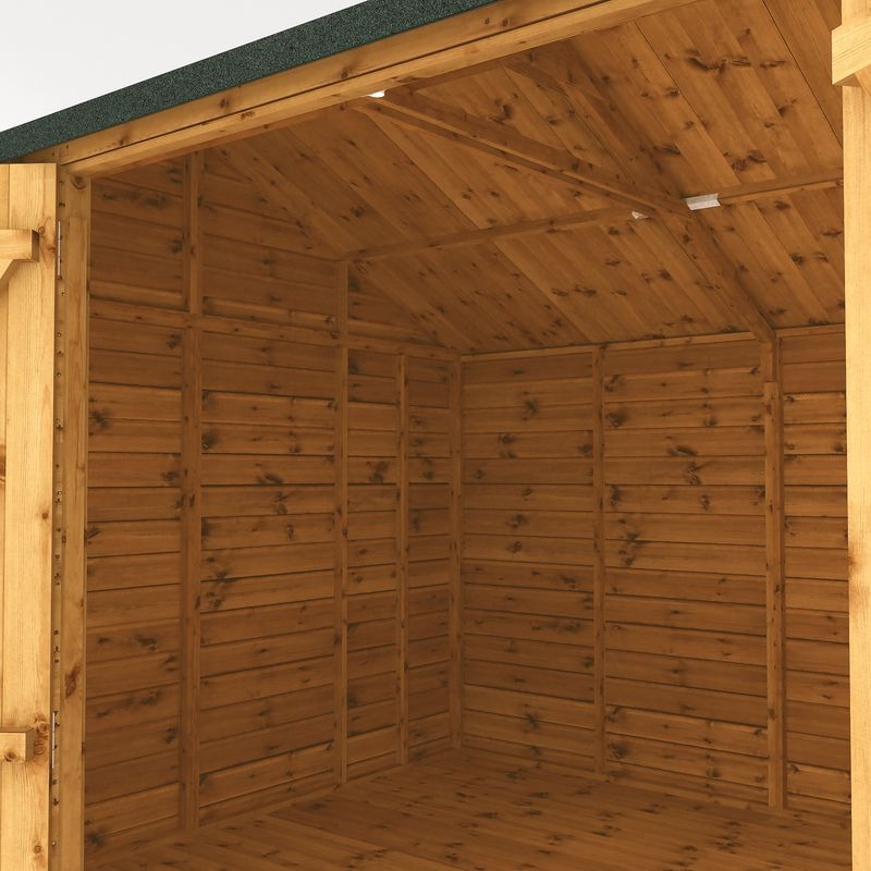 Adley 10' x 10' Premium Double Door Shiplap Modular Reverse Apex Workshop | Sheds.co.uk