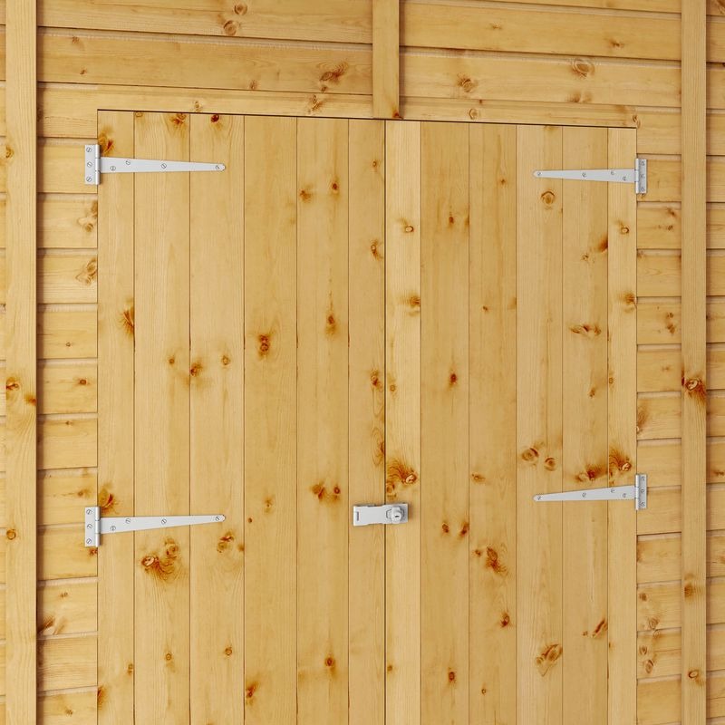 Adley 10' x 15' Premium Double Door Shiplap Modular Apex Workshop | Sheds.co.uk