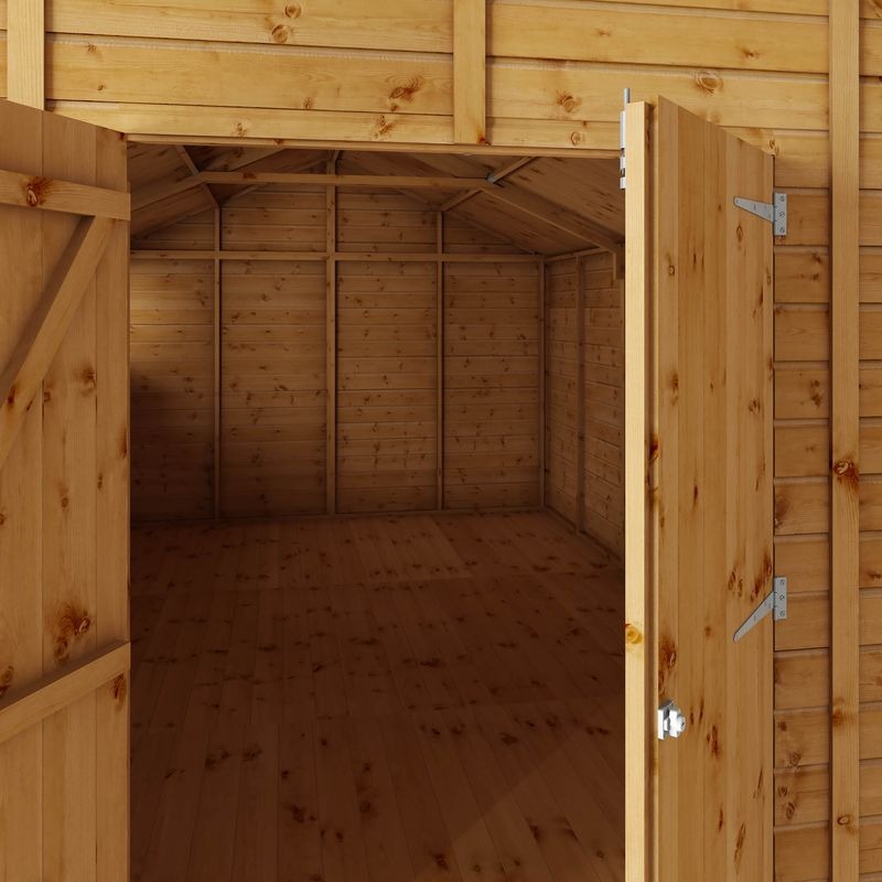 Adley 10' x 15' Premium Double Door Shiplap Modular Apex Workshop | Sheds.co.uk