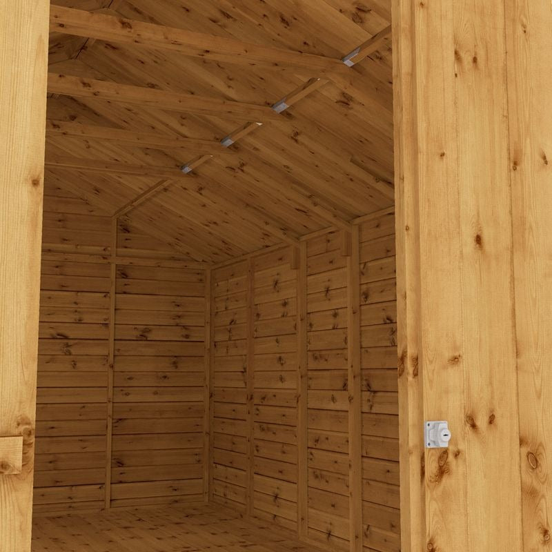 Adley 10' x 16' Premium Double Door Shiplap Modular Apex Workshop | Sheds.co.uk