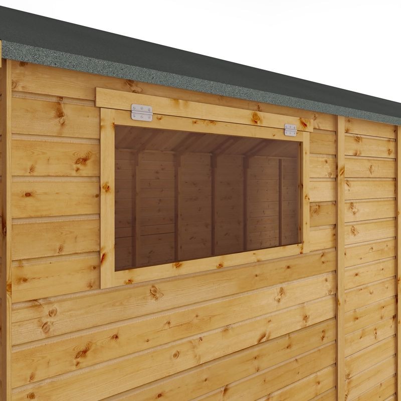 Adley 10' x 18' Premium Double Door Shiplap Modular Apex Workshop | Sheds.co.uk
