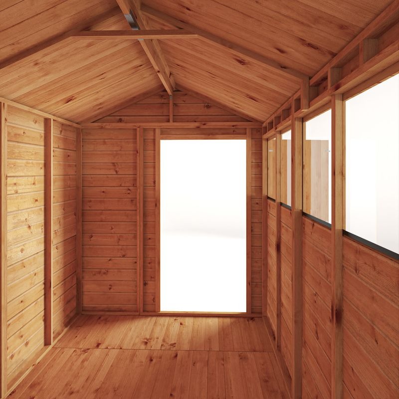 Adley 10' x 6' Lumberjack Premium Shiplap Modular Apex Shed | Sheds.co.uk