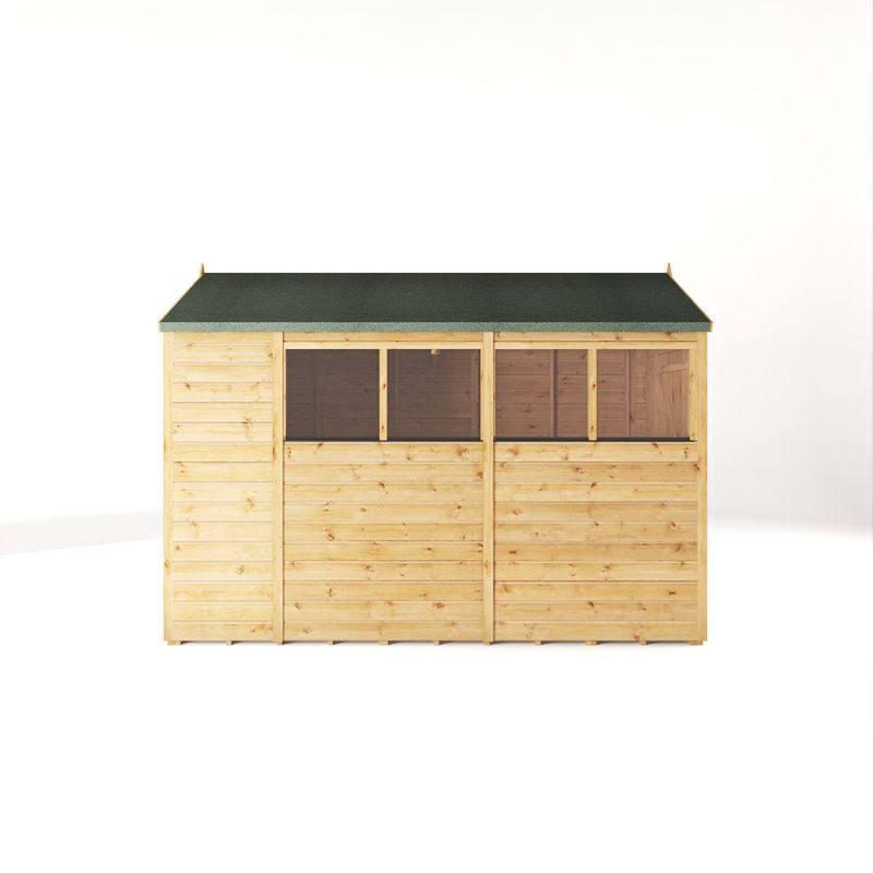 Adley 10' x 6' Lumberjack Premium Shiplap Modular Apex Shed | Sheds.co.uk