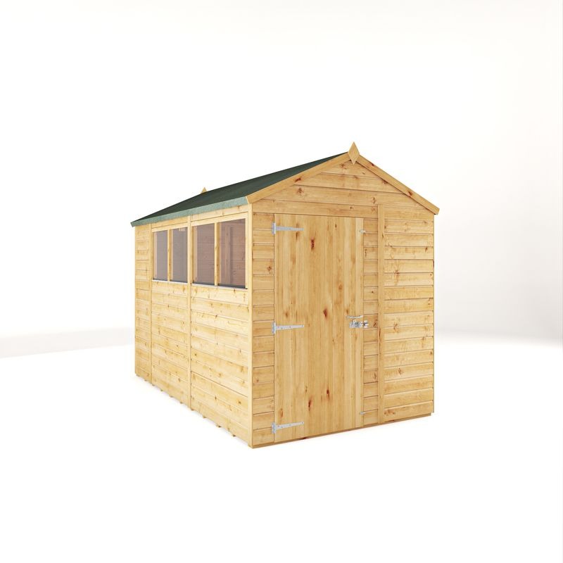 Adley 10' x 6' Lumberjack Premium Shiplap Modular Apex Shed | Sheds.co.uk