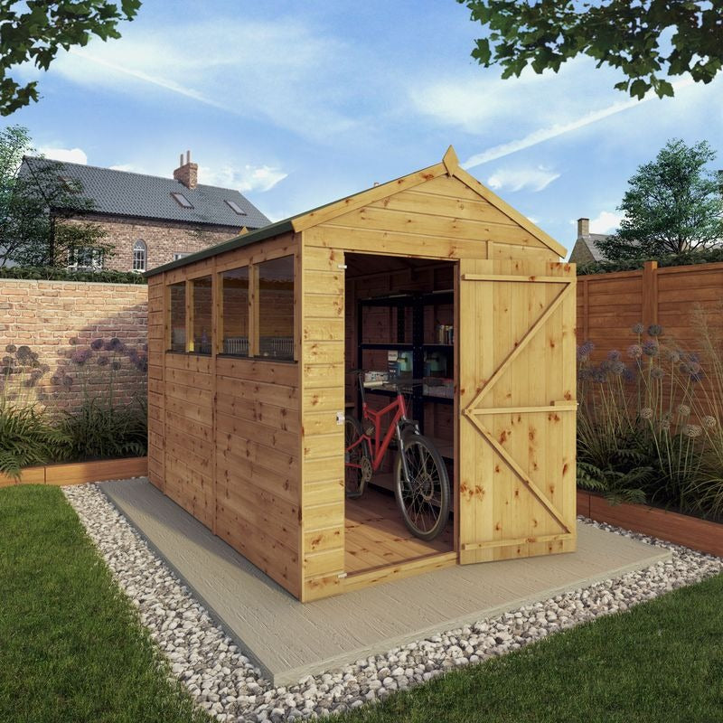 Adley 10' x 6' Premium Shiplap Modular Apex Shed | Sheds.co.uk