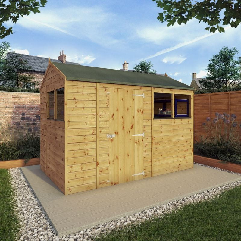 Adley 10' x 6' Premium Shiplap Modular Apex Shed | Sheds.co.uk