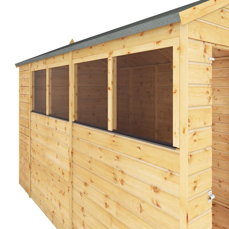 Adley 10' x 6' Premium Shiplap Modular Apex Shed | Sheds.co.uk