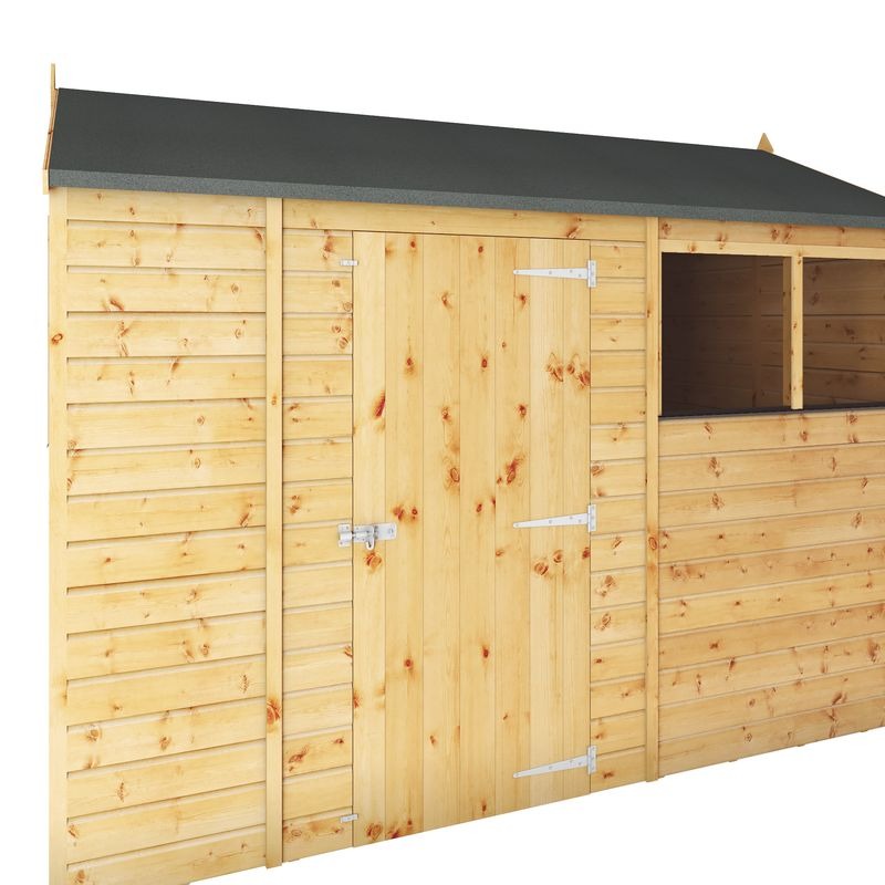 Adley 10' x 6' Premium Shiplap Modular Apex Shed | Sheds.co.uk