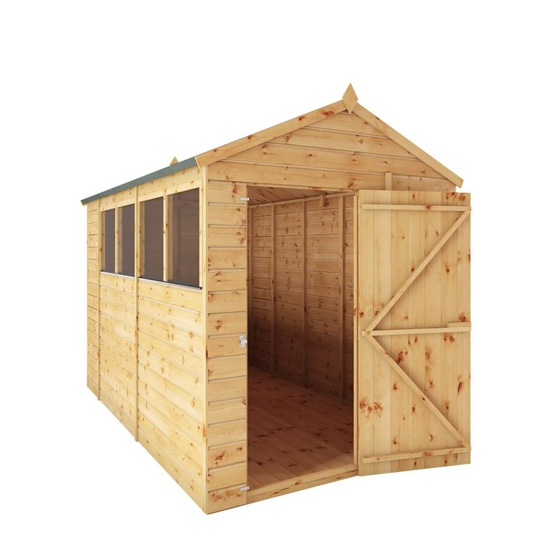 Adley 10' x 6' Premium Shiplap Modular Apex Shed | Sheds.co.uk