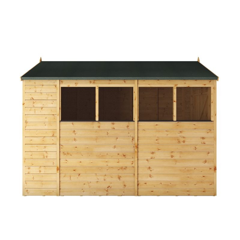 Adley 10' x 6' Premium Shiplap Modular Apex Shed | Sheds.co.uk