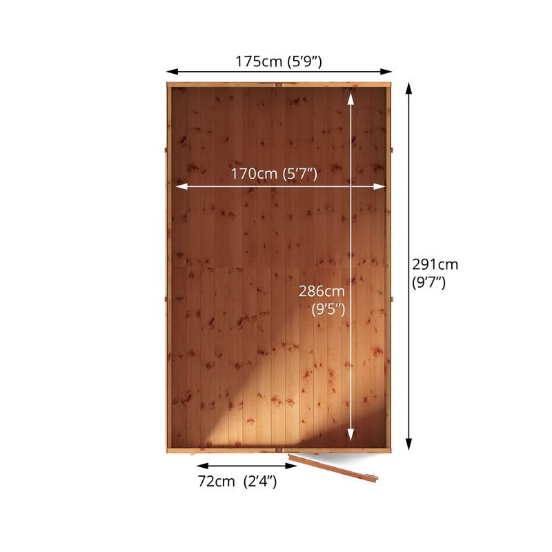 Adley 10' x 6' Premium Shiplap Modular Apex Shed | Sheds.co.uk