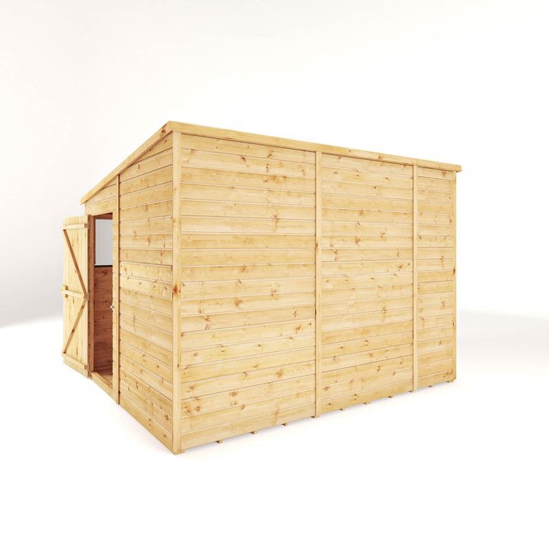 Adley 10' x 8' Lumberjack Premium Shiplap Modular Pent Shed | Sheds.co.uk