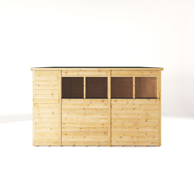 Adley 10' x 8' Lumberjack Premium Shiplap Modular Pent Shed | Sheds.co.uk