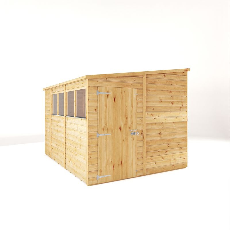 Adley 10' x 8' Lumberjack Premium Shiplap Modular Pent Shed | Sheds.co.uk