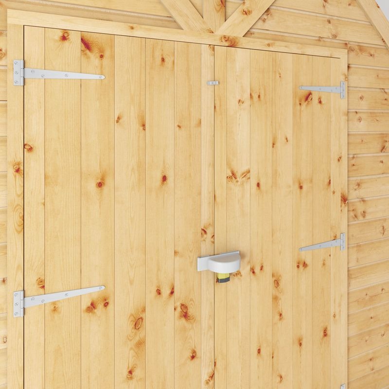 Adley 10' x 8' Premium Double Door Shiplap Dutch Barn | Sheds.co.uk