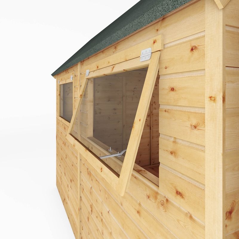 Adley 10' x 8' Premium Double Door Shiplap Dutch Barn | Sheds.co.uk
