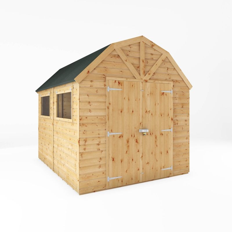 Adley 10' x 8' Premium Double Door Shiplap Dutch Barn | Sheds.co.uk