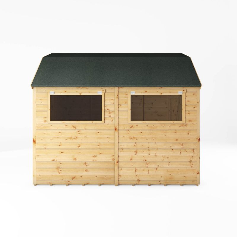 Adley 10' x 8' Premium Double Door Shiplap Dutch Barn | Sheds.co.uk