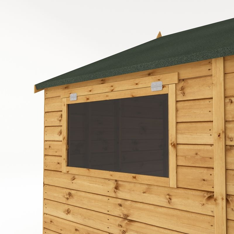 Adley 12' x 10' Premium Double Door Shiplap Modular Reverse Apex Workshop | Sheds.co.uk