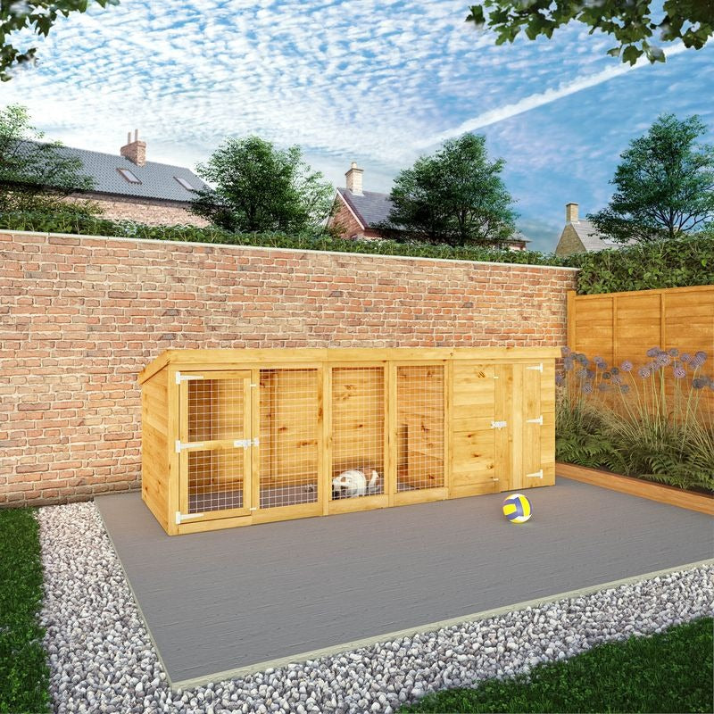 12 x 4 Dog Kennel & Run