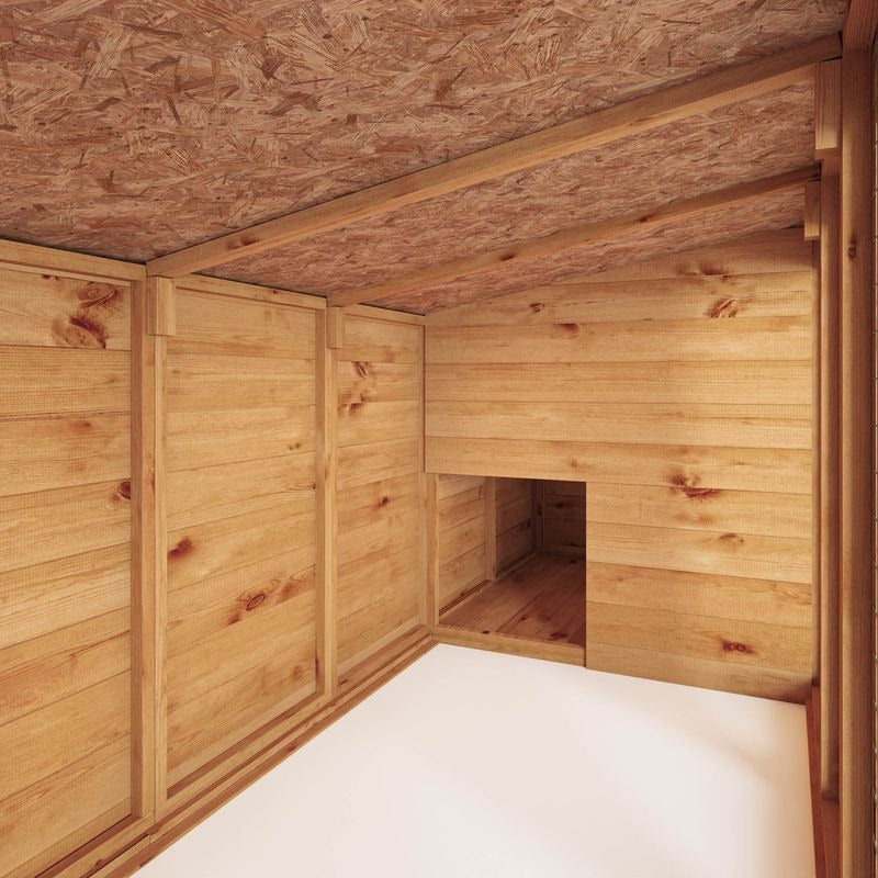 Adley 12' x 4' Dog Kennel & Run | Sheds.co.uk
