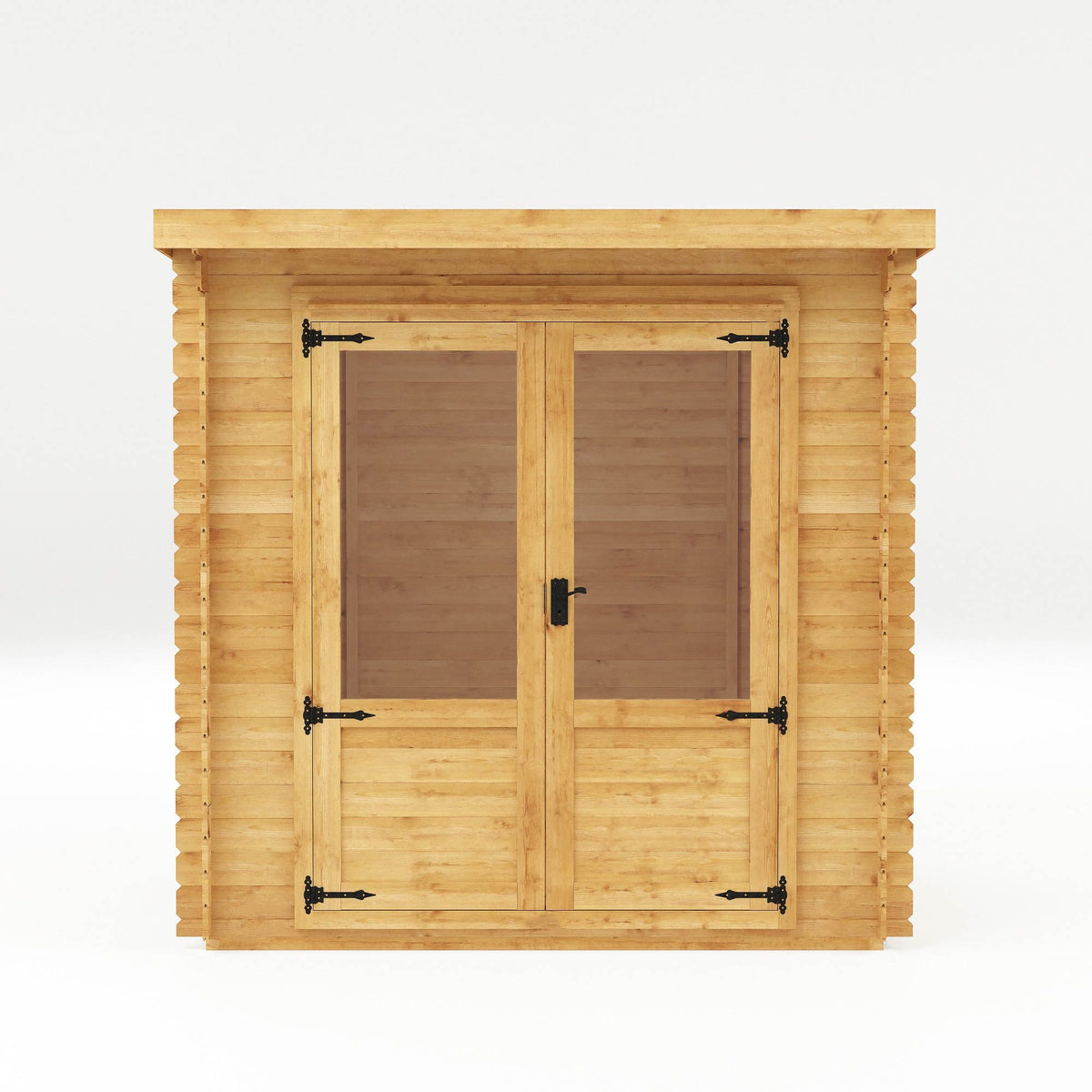 Adley 2.4m x 2.4m Hereford Log Cabin - 19mm | Sheds.co.uk