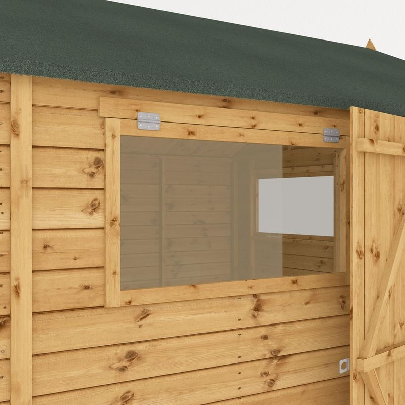 Adley 20' x 10' Premium Double Door Shiplap Modular Reverse Apex Workshop | Sheds.co.uk