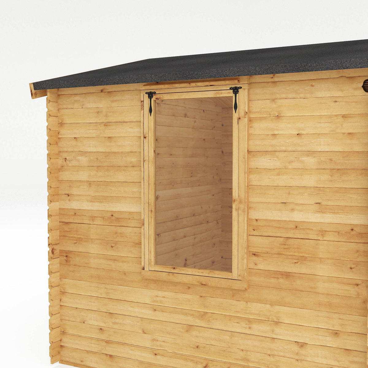 Adley 3.3m x 2.6m Newhaven Log Cabin - 19mm | Sheds.co.uk