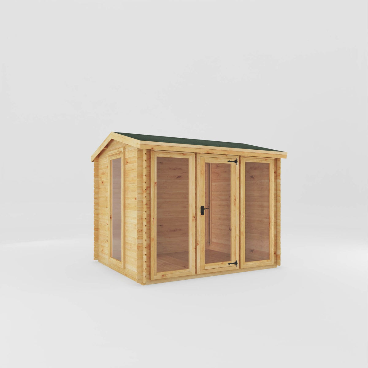Adley 3m x 2.5m Dorset Log Cabin - 19mm | Sheds.co.uk