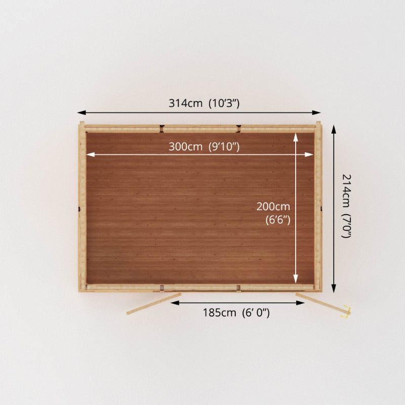 Adley 3m x 2m Insulated Garden Room | Sheds.co.uk