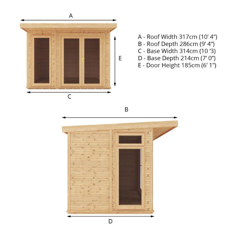 Adley 3m x 2m Insulated Garden Room | Sheds.co.uk