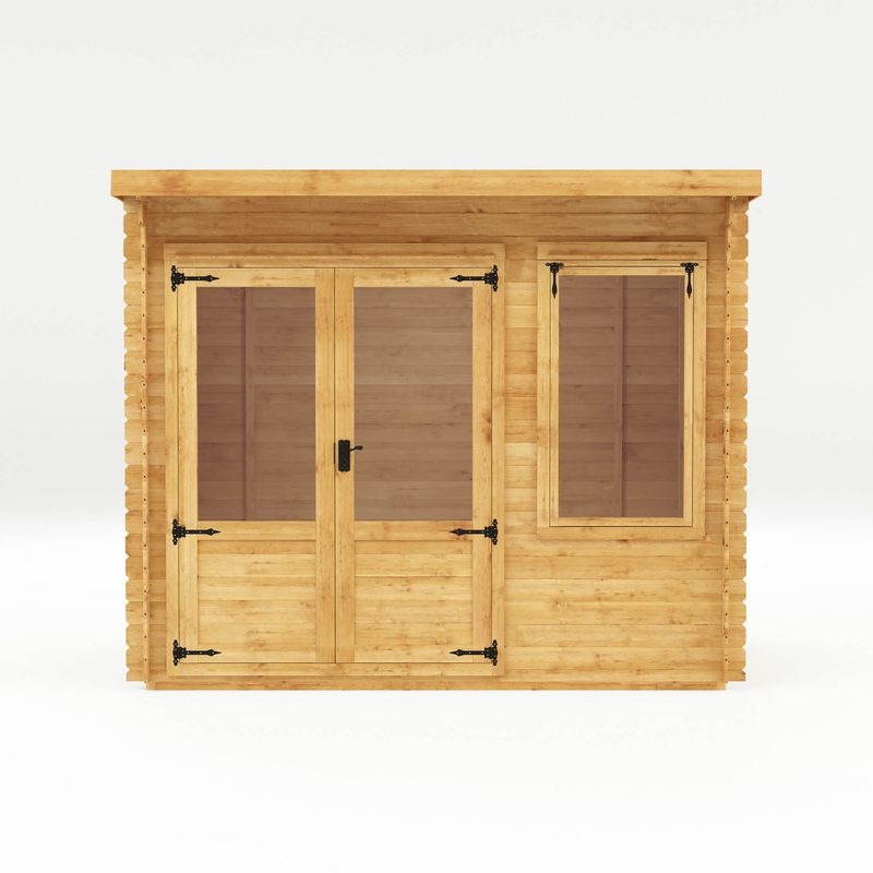 Adley 3m x 3m Hereford Log Cabin - 19mm | Sheds.co.uk