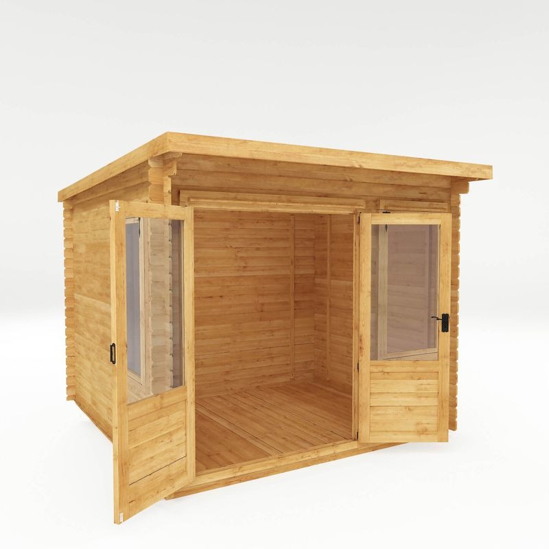 Adley 3m x 3m Hereford Log Cabin - 19mm | Sheds.co.uk