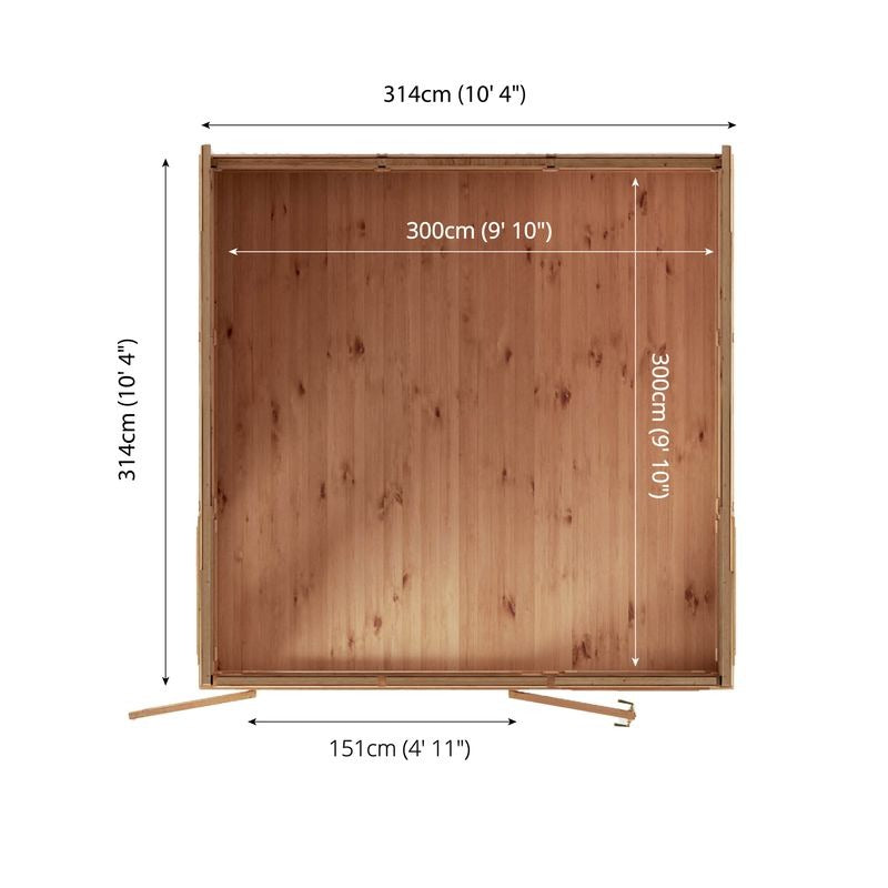 Adley 3m x 3m Insulated Garden Room - DIY Kit | Sheds.co.uk