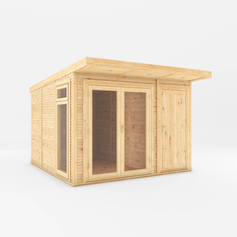 Adley 3m x 3m Insulated Garden Room With Side Shed | Sheds.co.uk