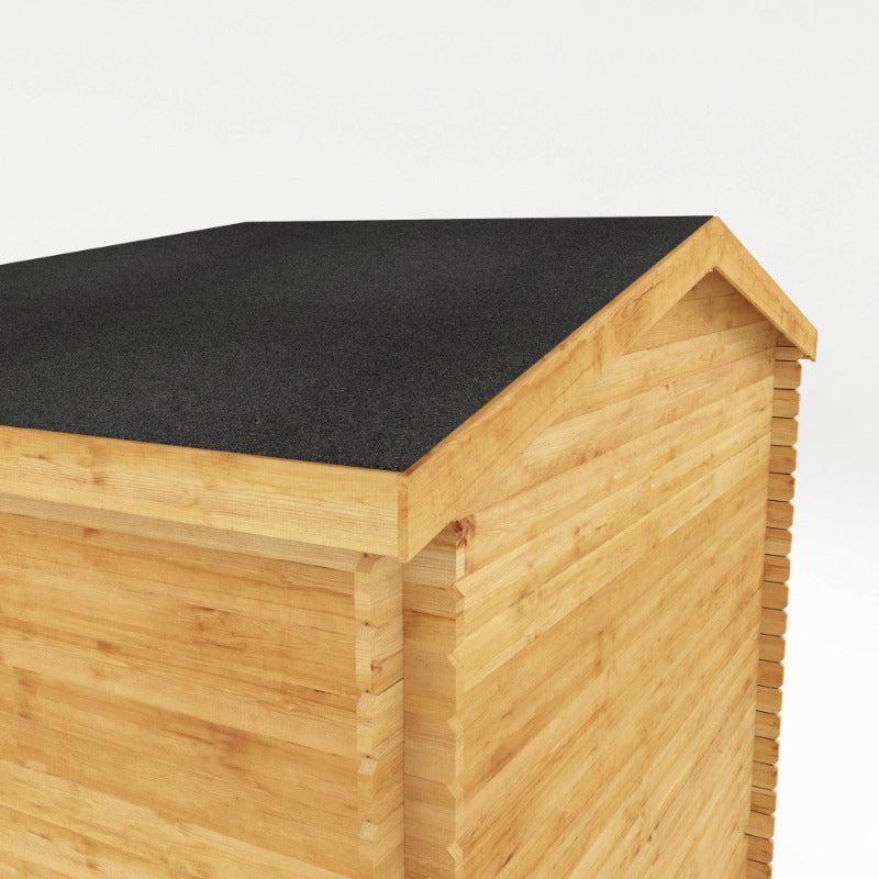 Adley 3m x 3m Somerset Corner Log Cabin - 28mm | Sheds.co.uk