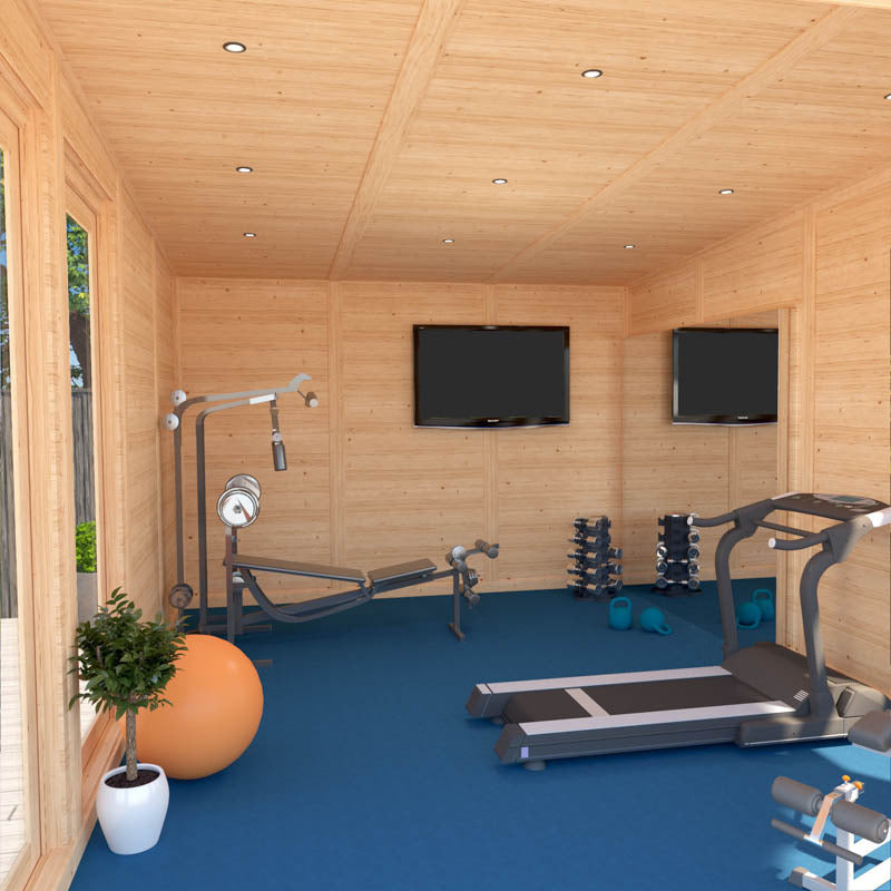 Adley 3m x 4m Alveston Insulated Garden Room | Sheds.co.uk