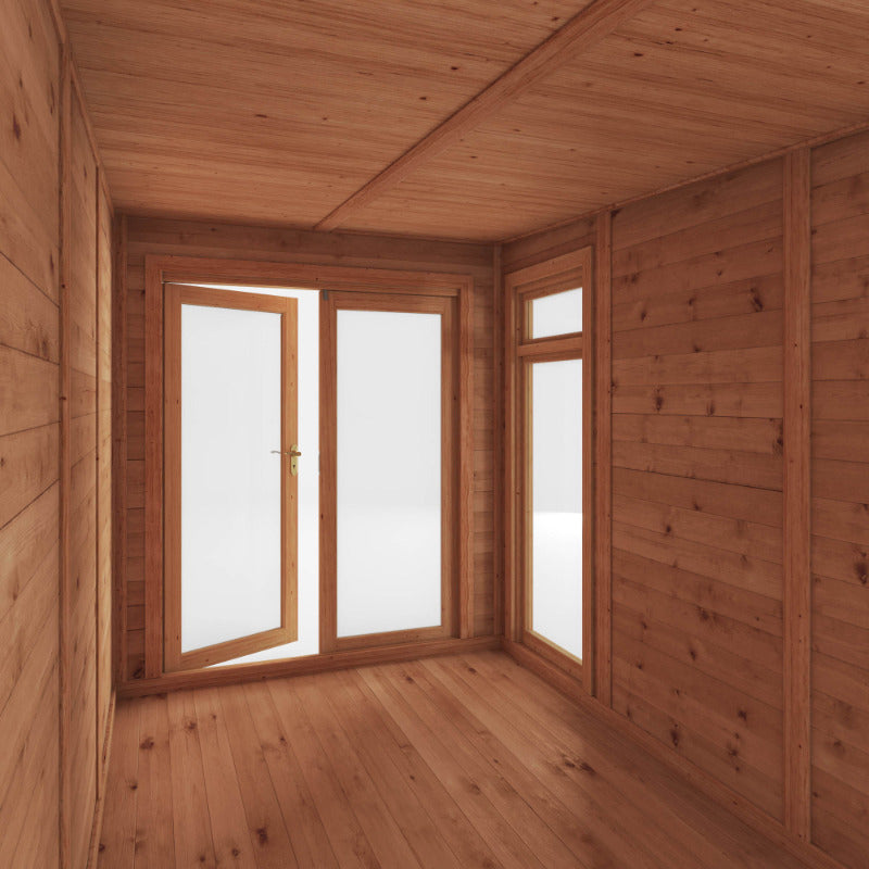 Adley 3m x 4m Insulated Garden Room With Side Shed | Sheds.co.uk