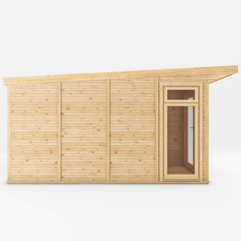 Adley 3m x 4m Insulated Garden Room With Side Shed | Sheds.co.uk