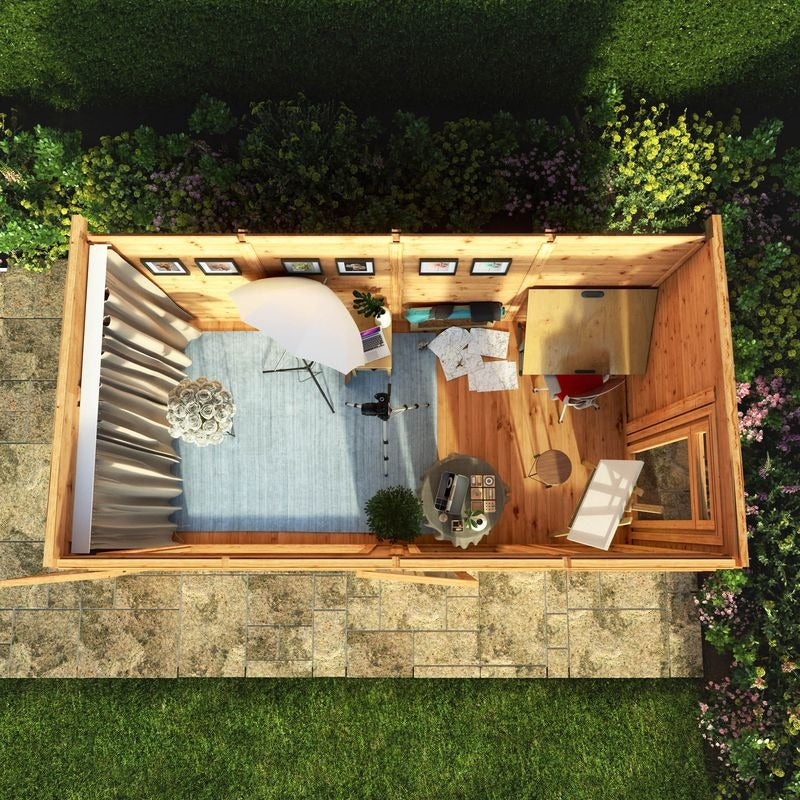 Adley 4m x 2m Insulated Garden Room - DIY Kit | Sheds.co.uk