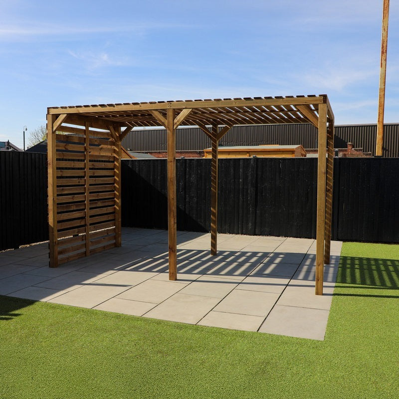 Adley 4m x 2m Modern Wooden Pergola | Sheds.co.uk