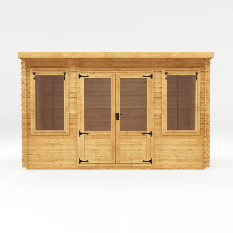 Adley 4m x 3m Hereford Log Cabin - 19mm | Sheds.co.uk