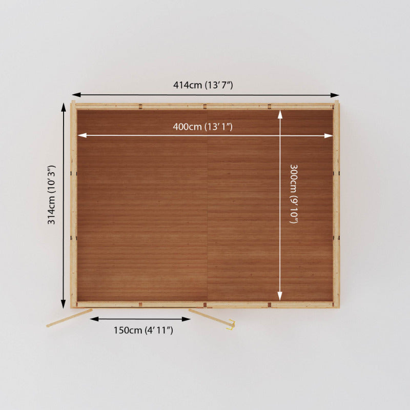 Adley 4m x 3m Insulated Garden Room | Sheds.co.uk