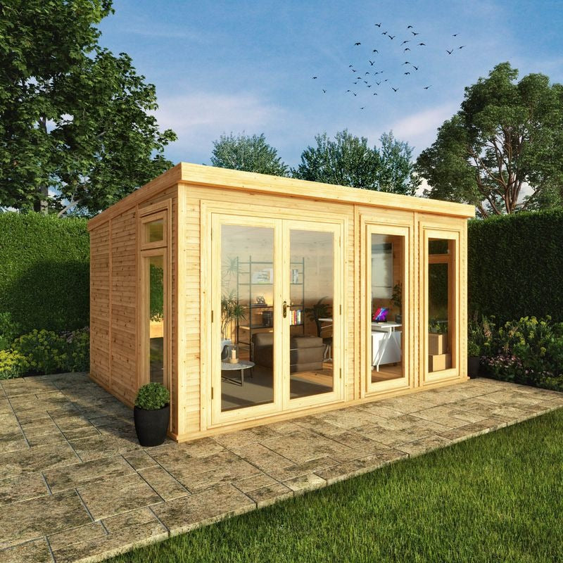 Adley 4m x 3m Insulated Garden Room - DIY Kit | Sheds.co.uk