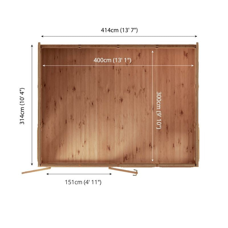 Adley 4m x 3m Insulated Garden Room - DIY Kit | Sheds.co.uk