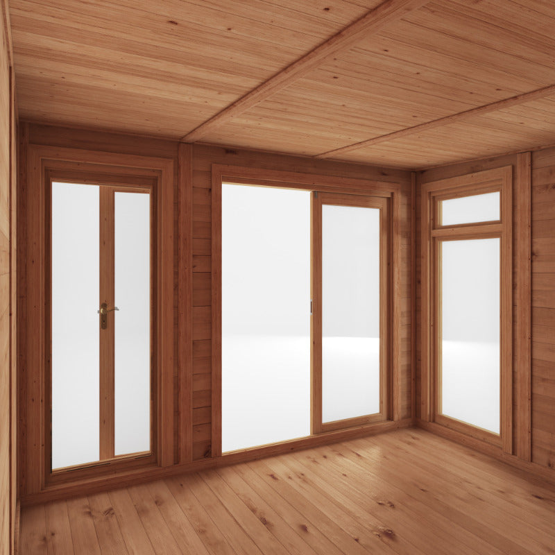 Adley 4m x 3m Insulated Garden Room With Side Shed | Sheds.co.uk