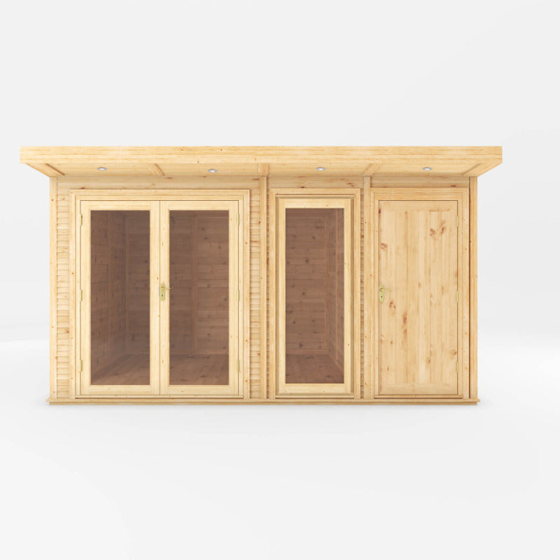 Adley 4m x 3m Insulated Garden Room With Side Shed | Sheds.co.uk