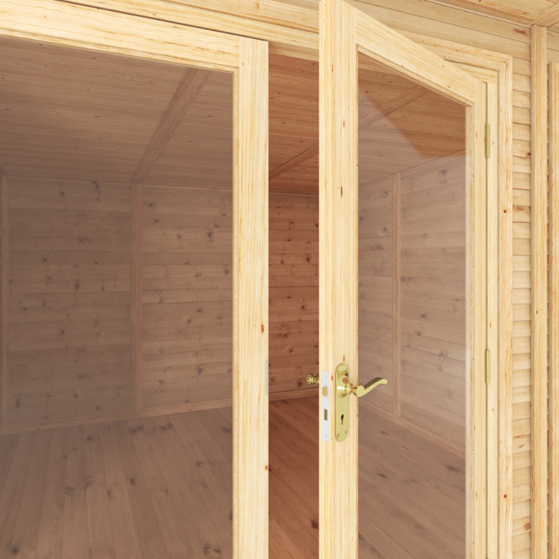 Adley 4m x 3m Insulated Garden Room With Side Shed | Sheds.co.uk